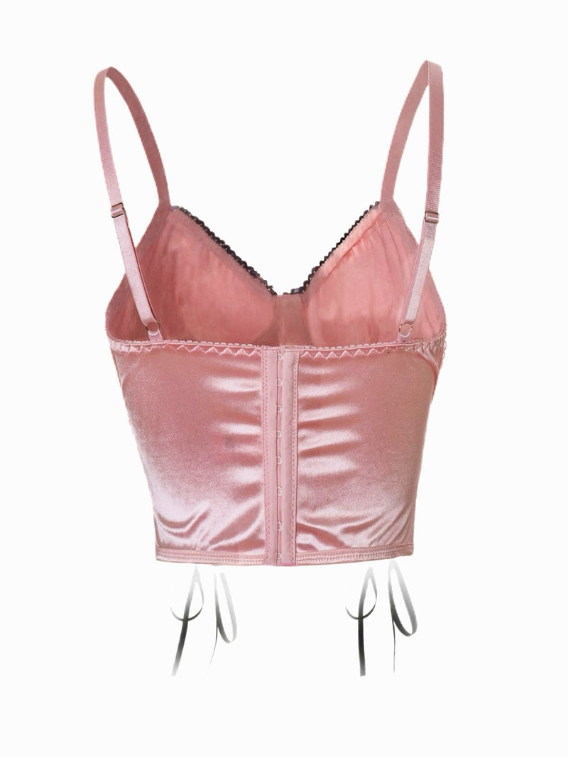 Pink-1970s-Cross-Gothic-Satin-