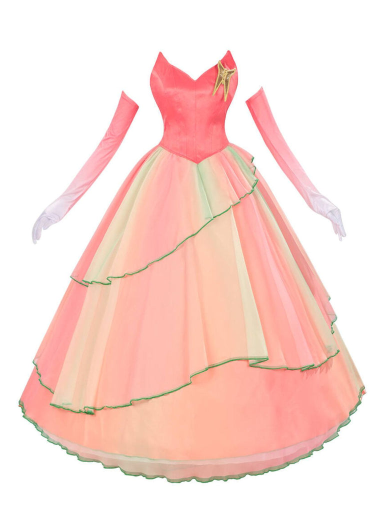 Wicked Glinda Costume Set Princess Dress Dapper Day Outfits Adults Wicked Glinda Costume Set Princess Dress Dapper Day Outfits Adults