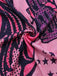 Pink 2000s Slip Lace Trim Cartoon Print Dress - vintage dress, retro fashion