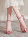 Pink 1950s Vintage Retro Shoes 7