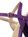 Purple Platform Open Toe Ankle Strap Block Heel Sandals, vintage fashion, retro style, classic design, women, elegant