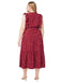 Plus Size Red 1940s Ruffle Polka Dot Swing Dress, vintage dress, retro fashion, rockabilly, pin-up fashion - perfect for women who love vintage and retro fashion