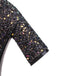 She finds her vintage story in this Point Toe Sequined Chunky Heel Ankle Boots