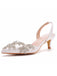 Pointed Rhinestoned Slingback Stiletto High Heels — vintage style that transcends decades