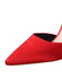 She finds her vintage story in this Pointed Toe Bow Strap Satin High Heels Shoes