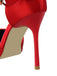 This Pointed Toe Bow Strap Satin High Heels Shoes whispers vintage secrets to those who notice