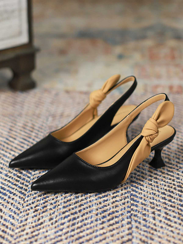 Pointed-Toe Strappy Stiletto Sandals: timeless vintage elegance she makes her own