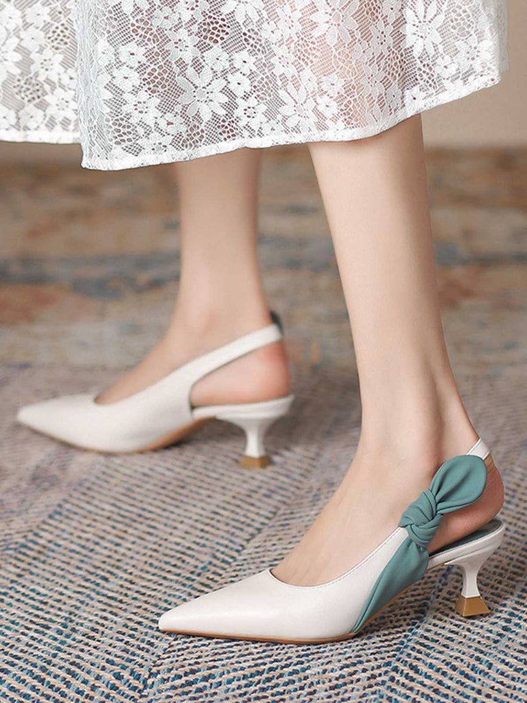 Pointed-Toe Strappy Stiletto Sandals — vintage vintage charm for her modern wardrobe
