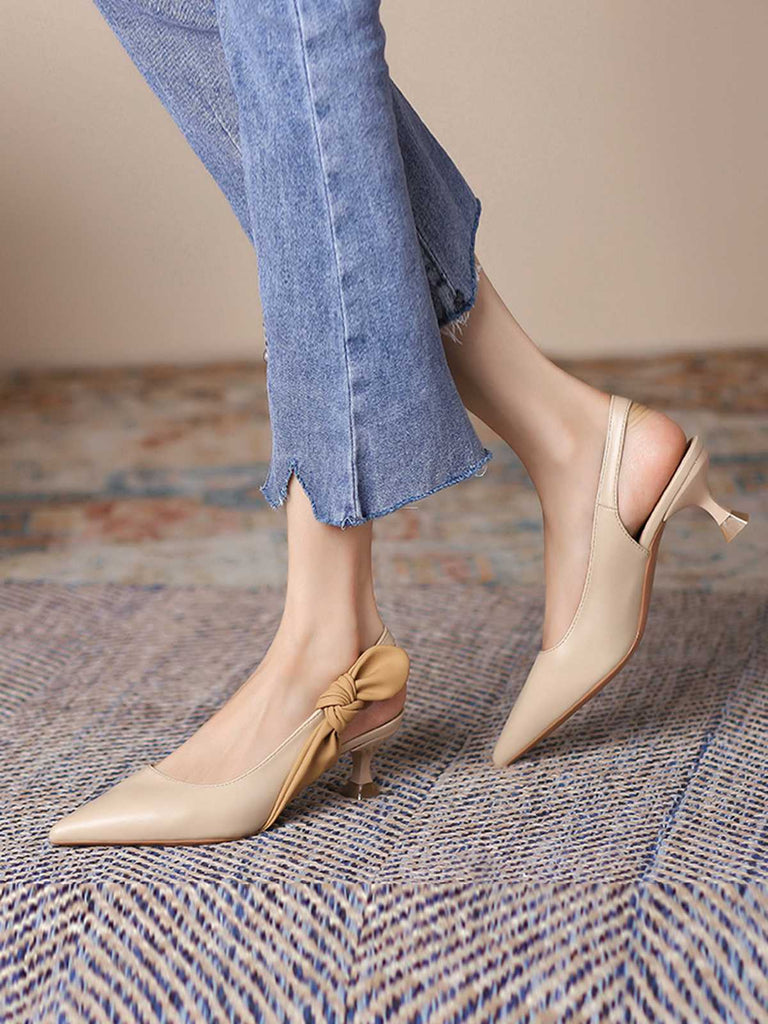 This Pointed-Toe Strappy Stiletto Sandals whispers vintage secrets to those who notice