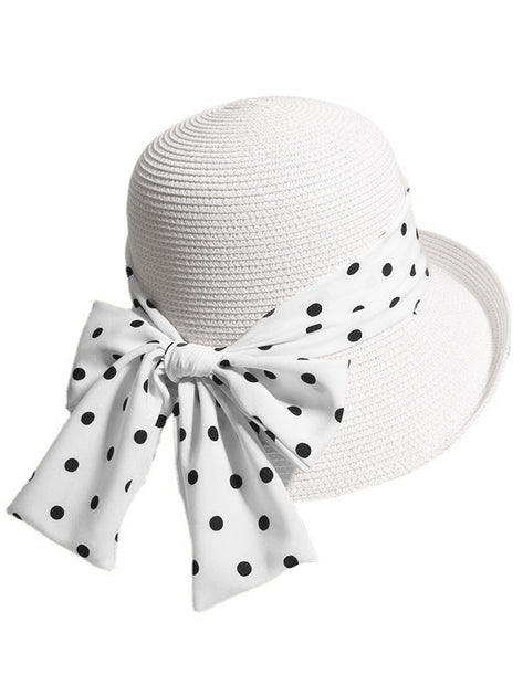 Polka-Dot-Ribbon-Bow-Tie-Straw