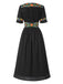 This Pure Cotton 1940s V-Neck Floral Dress wraps her in 1940s elegance, one twirl at a time