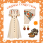 She slips into this Pure Cotton Beige 1940s V-Neck Floral Dress and suddenly it's a 1940s daydream