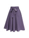 Purple 1940s Solid Skirt with Belt, vintage skirt, retro style - perfect for women who love vintage and retro fashion