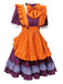 This Purple 1950s Oktoberfest Bow Ruffled Hem Dress wraps her in 1950s elegance, one twirl at a time