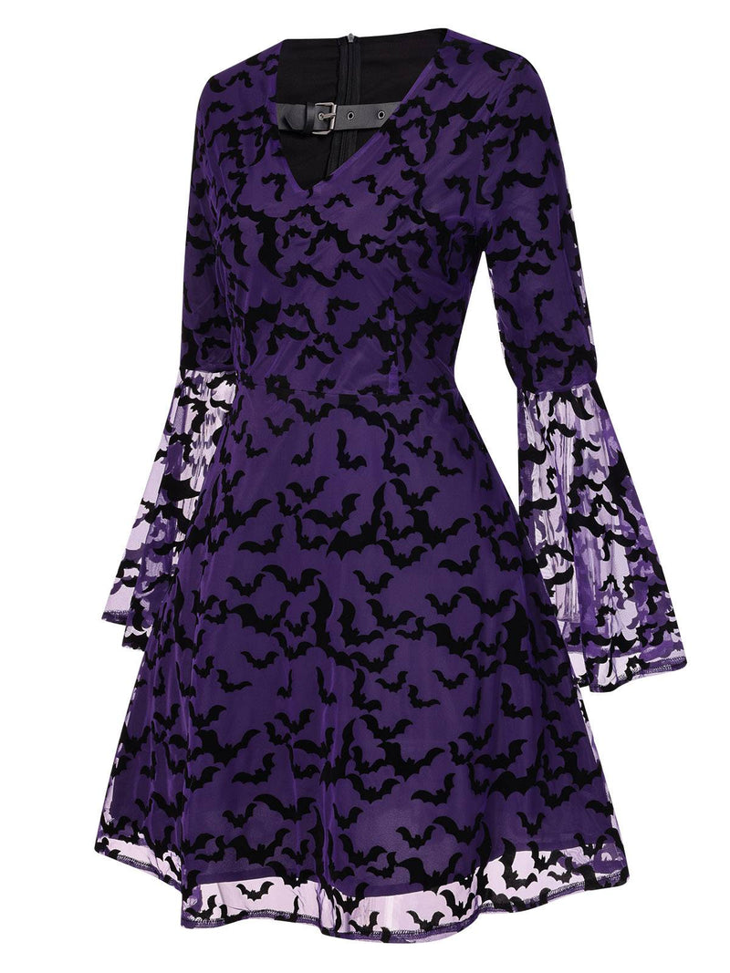 purple bell sleeve dress Amazon.com: AOMEI Women Elegant Asymmetric V Neck Long Floral Lace A Line Cocktail Party Midi (4X,Purple) : Clothing, Shoes & Jewelry Cold Shoulder Bell Sleeve Ball Gown by GLS Gloria GL3484 Designer Tiered maxi dress with bell