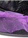 Purple Pointed Halloween Leather Witch Hat - vintage fashion, retro style