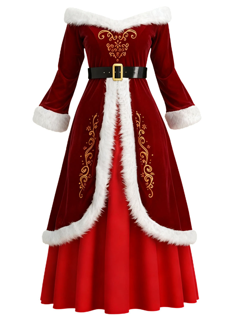 Red-1930s-Christmas-Velvet-