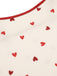 Red 1930s Heart Pajama Set, vintage fashion, retro style - perfect for women who love vintage and retro fashion