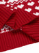 Red 1940s Christmas Knitted Sweater, vintage fashion, retro style - perfect for women who love vintage and retro fashion