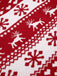 Red 1940s Christmas Knitted Sweater, vintage fashion, retro style - perfect for women who love vintage and retro fashion