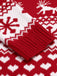 Red 1940s Christmas Knitted Sweater, vintage fashion, retro style - perfect for women who love vintage and retro fashion