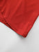 Red 1940s Diagonal Button Stand Collar Coat - vintage fashion, retro style, elegant red