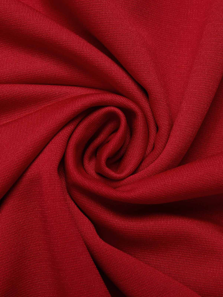 Red 1940s Solid Sleeveless Lapel Top, vintage top, retro blouse - perfect for women who love vintage and retro fashion