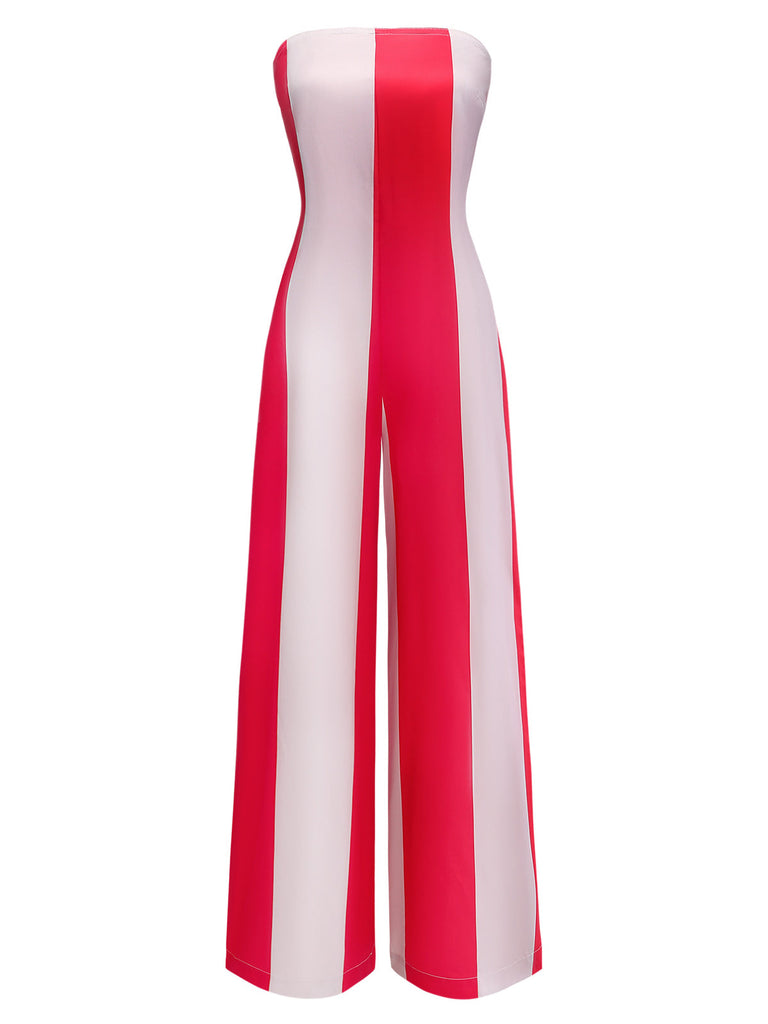 Red 1940s Jumpsuit
