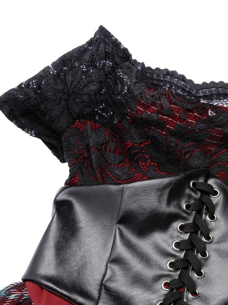 Red 1950s Christmas Plaid Girdle Dress: timeless style reimagined