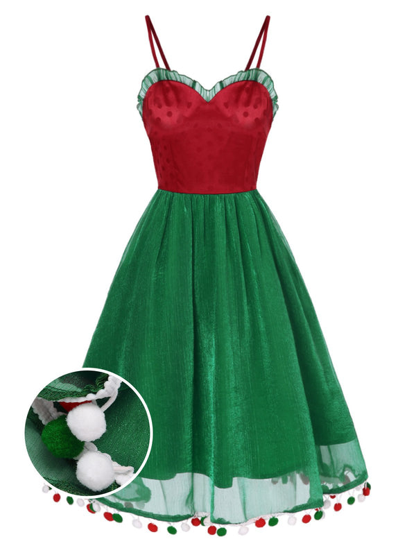 Red Green Martha May Whovier Costume Christmas Dress