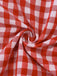 Red 1950s Plaid Vintage Classic Dress 6