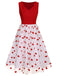 1950s Heart Bow Sleeveless Dress | 1950s | vintage dress, retro fashion