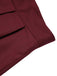 Red 1950s Pleated Turn Over Shorts: timeless style reimagined