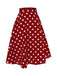 Red 1950s Polka Dot Swing Skirt, vintage skirt, retro style - perfect for women who love vintage and retro fashion