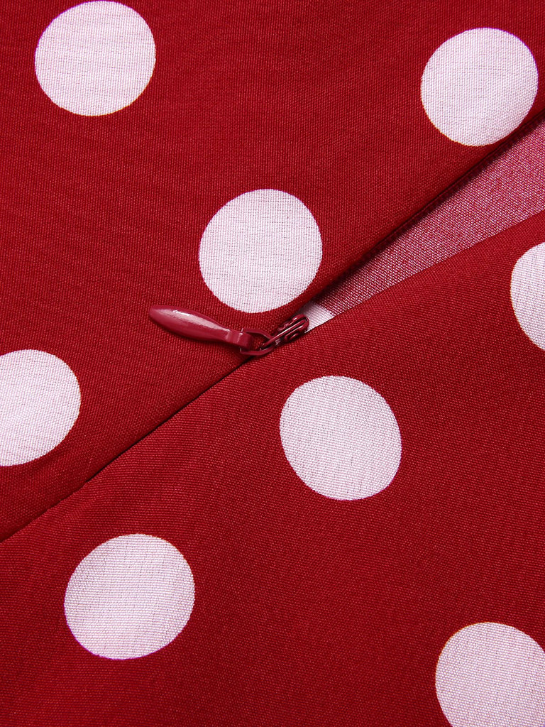Red 1950s Polka Dot Swing Skirt, vintage skirt, retro style - perfect for women who love vintage and retro fashion