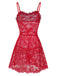 1950s Valentine Hearts Lace Straps | 1950s | vintage dress, retro fashion