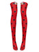 Red 1960s Miraculous Ladybug Cosplay Costume Set - vintage fashion, retro style, elegant red