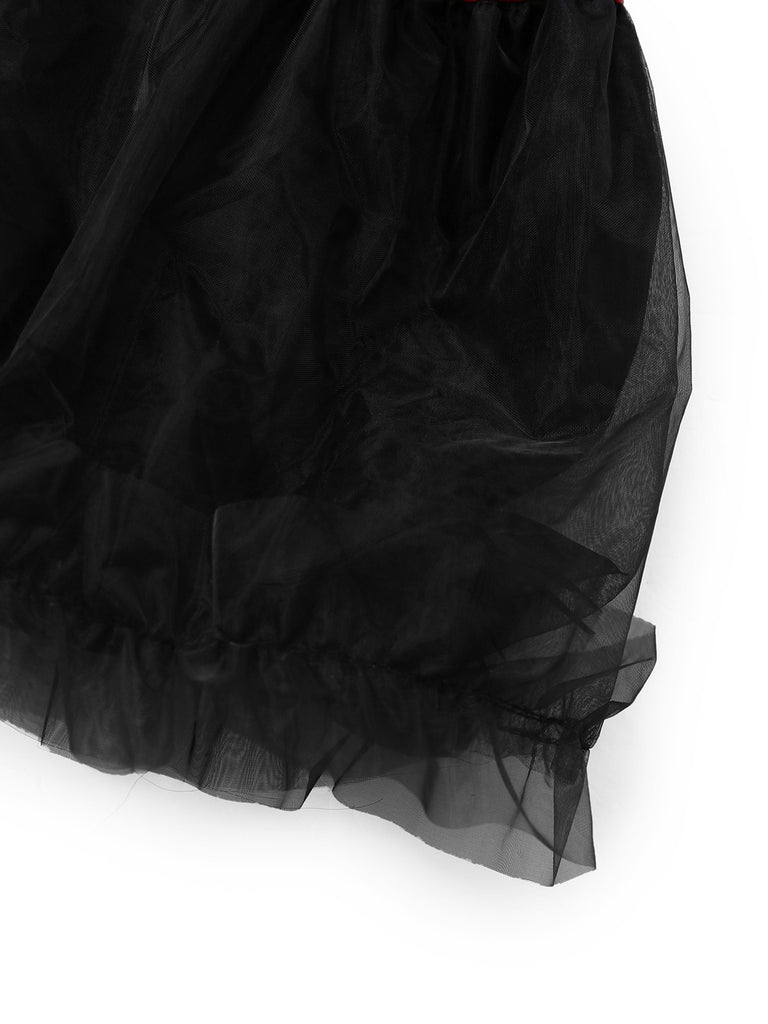 Red 1960s Miraculous Ladybug Cosplay Costume Set - vintage fashion, retro style, elegant red