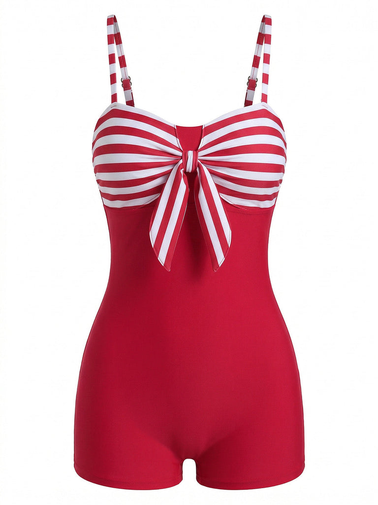 Red 1960s Swimsuit