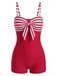 Red 1960s Swimsuit