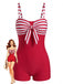 Red 1960s Swimsuit
