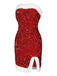 1960s Strapless Sequined Dress | 1960s | vintage dress, retro fashion