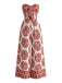 Red 1950s Vintage Retro Jumpsuit 3