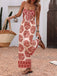 Red 1950s Vintage Retro Jumpsuit 4