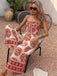 Red 1950s Vintage Retro Jumpsuit 9