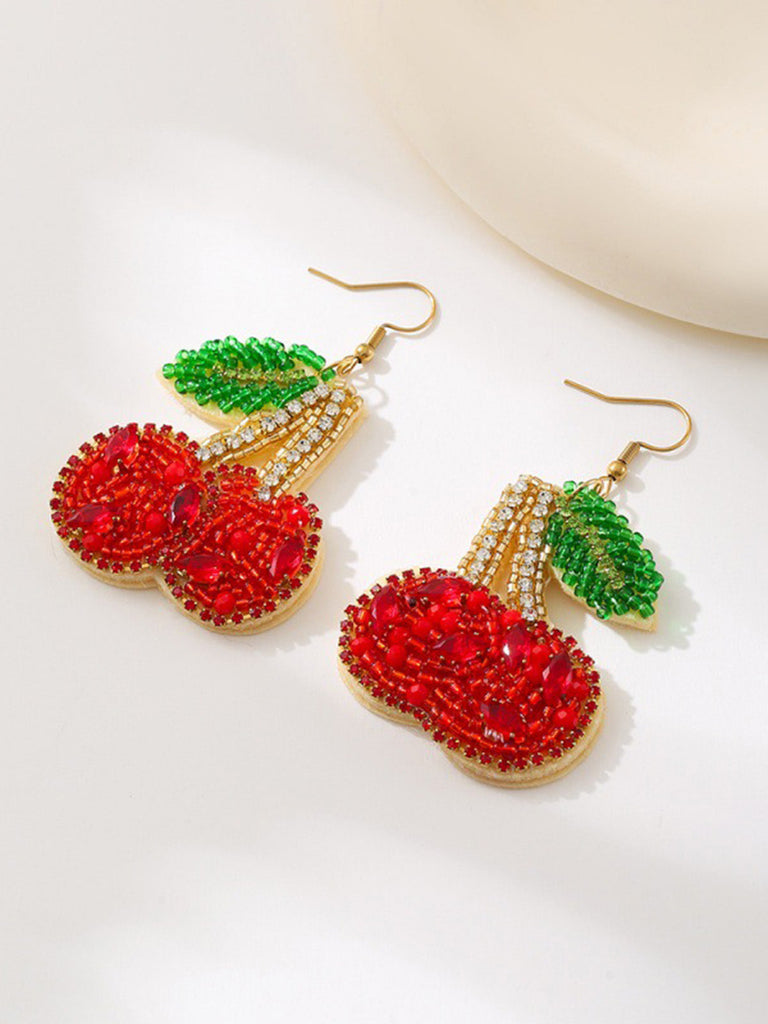 Red Bohemian Earrings 2