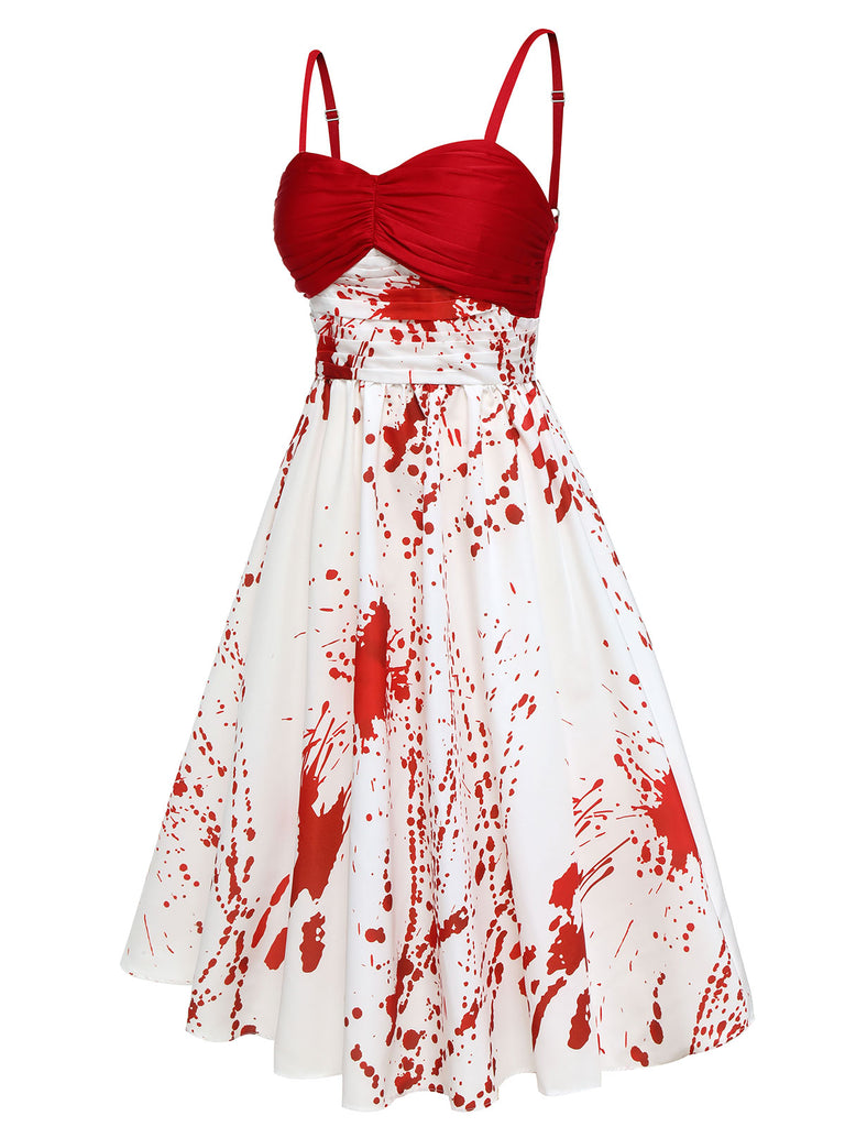 halloween red dress costume Disney Parade Red With Black Overlay Halloween Cosplay Costume main image 0