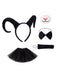 Reindeer Accesories Costume Set with Tutu and Headband - vintage fashion, retro style