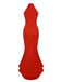 Retro 1930s Solid Halter Mermaid Dress, vintage dress, retro fashion - perfect for women who love vintage and retro fashion