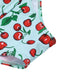 Detail view: 1950s Retro 1950s Cherry Summer Halter Swimsuit, perfect for vintage themed parties and retro fashion enthusiasts